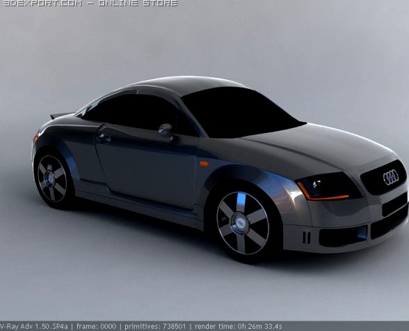 AUDI TT Coupe 3D Model