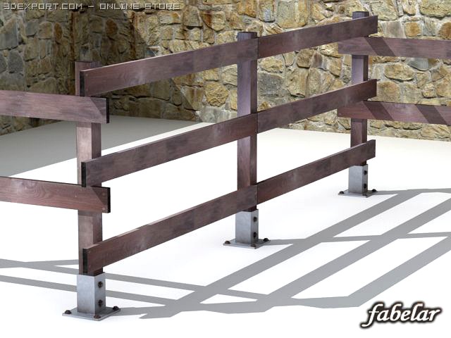 Fence HD 3D Model