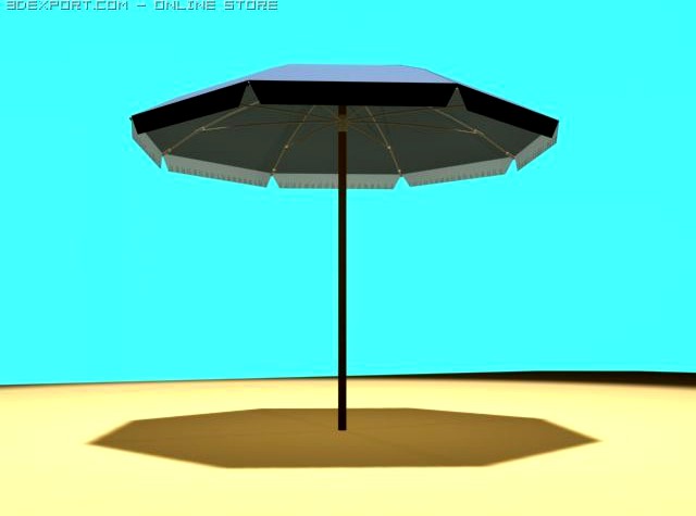 Beach umbrella 3D Model