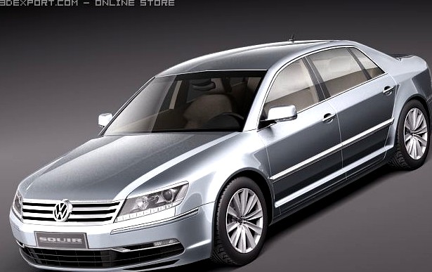 Volkswagen Phaeton 2011 3D Model