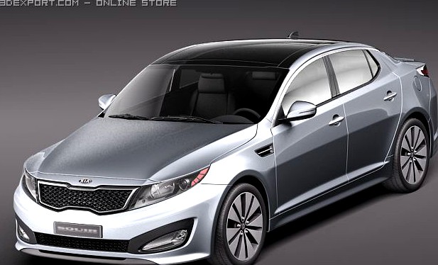 Kia Optima 2011 3D Model