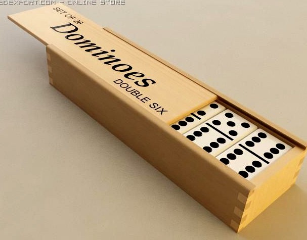 Dominoes 3D Model