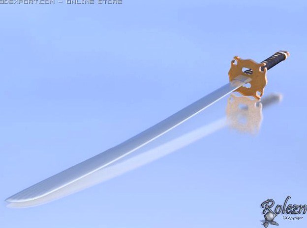 Katana, Samurai Sword. 3D Model