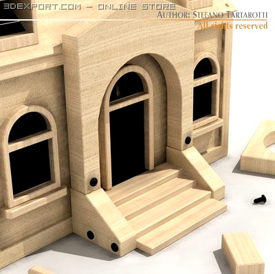 Toy house 3D Model