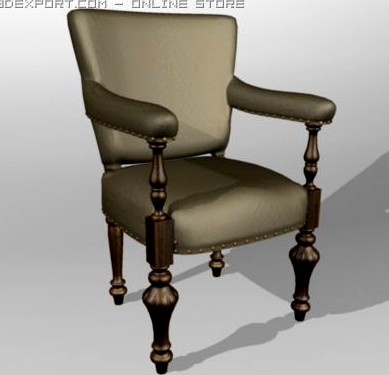 Board Chair 3D Model