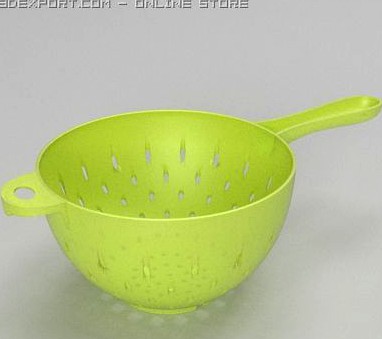Plastic colander 3D Model