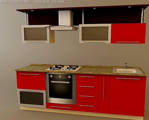Kitchen Guirinni 3D Model