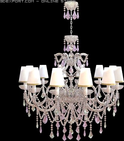 Classical chandelier 3D Model