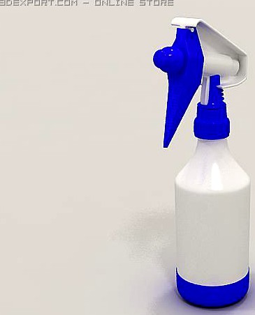Spray bottle 02 3D Model