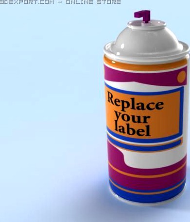 Spray bottle 04 3D Model