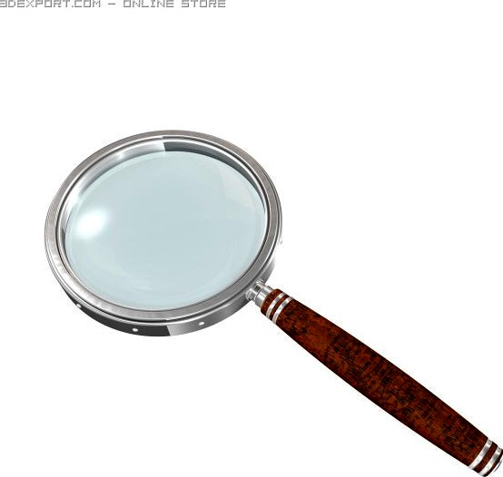 Magnifying glass 3D Model