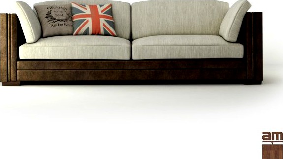 London sofa 3D Model