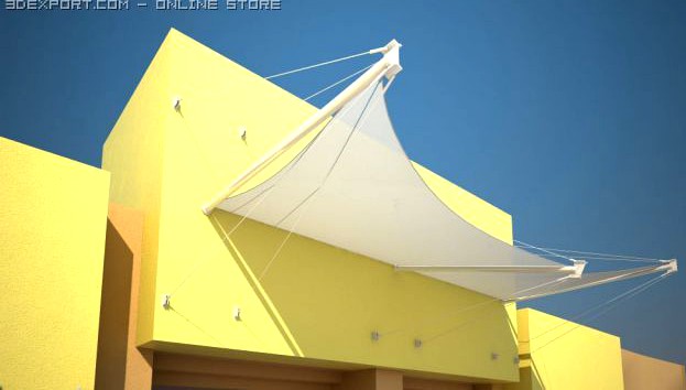 Fabric Structure 3D Model