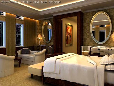 Bedroom 0017 3D Model