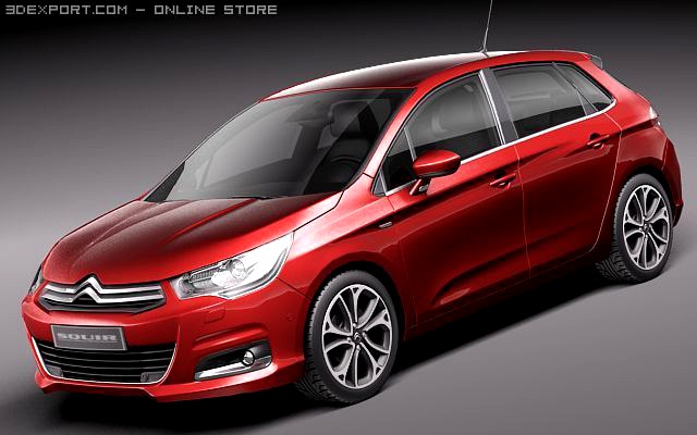 Citroen C4 2011 3D Model