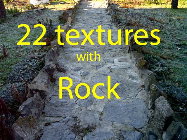 Rock  22 textures high quality 3D Model