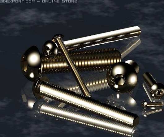 Screws Bolts DIN 7380 ISO 7380 AutoCAD 2007 2010 3D Model