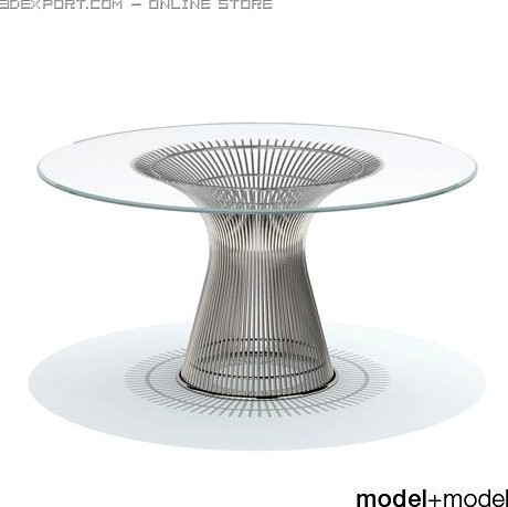 Knoll Platner dining table 3D Model