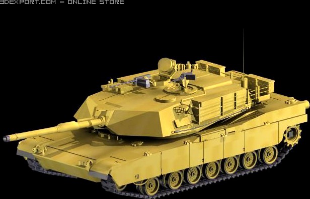 M1A1 Abrams 3D Model