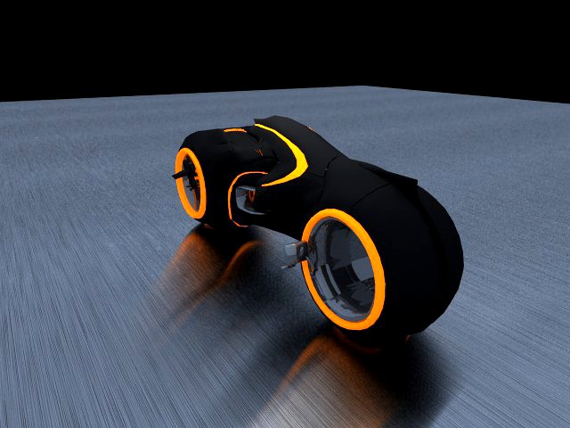 Tron Light Cycle (VRay)