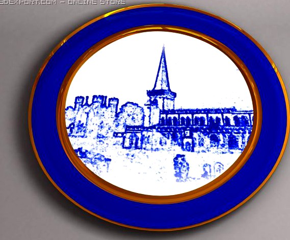 Platter 3D Model