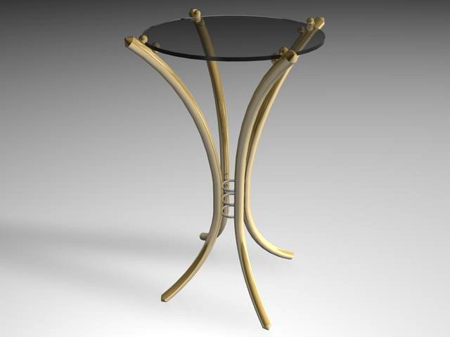 Stylish End Table 3D Model