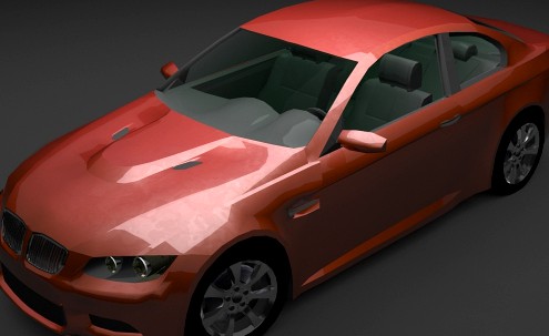 Bmw M3 2008 3D Model