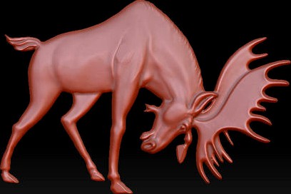 3D model of a moose | 3D