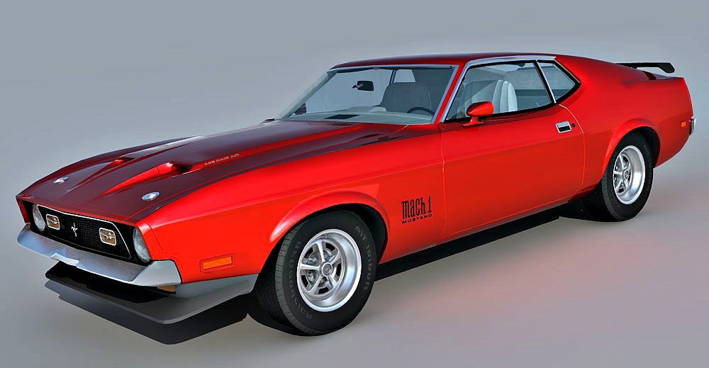 Ford Mustang Mach 1 3d model