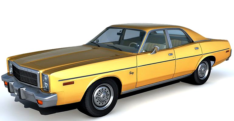 1978 Plymouth Fury 3d model