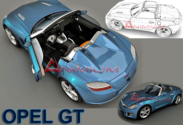 Opel GT 3d model