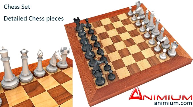 Chessboard 3d model
