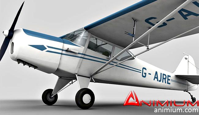 Auster J1 Autocrat 3d model