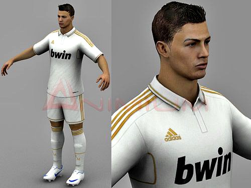 Cristiano Ronaldo 3d character