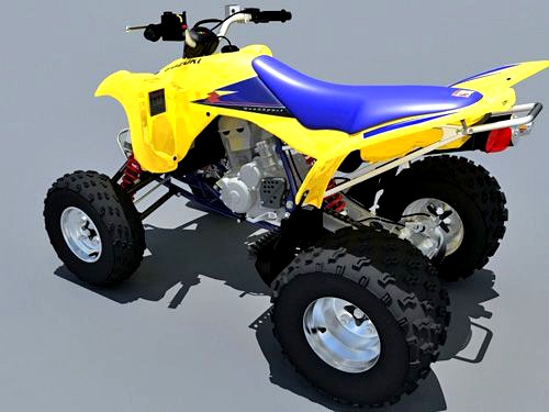 Suzuki LTZ400 Quad bike 3D model