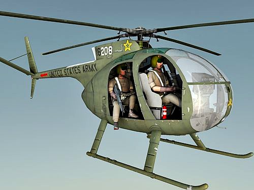 OH-6A 3d model