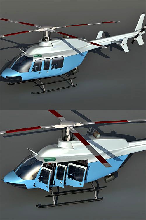 Bell 407 3d model