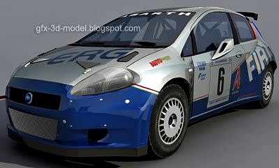 Fiat Grande Punto 3d model