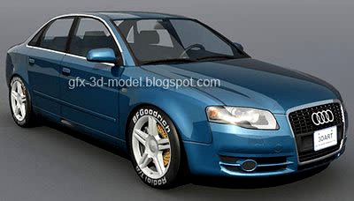 Audi A4 3.2 QUATTRO 3d model