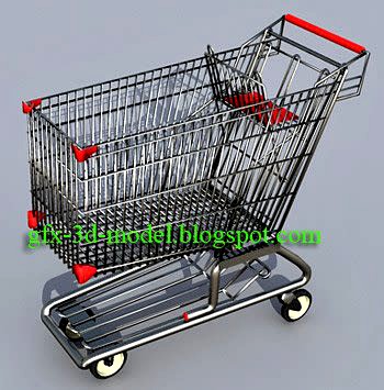 Shopping Cart – 3d model