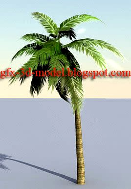 Palm tree model