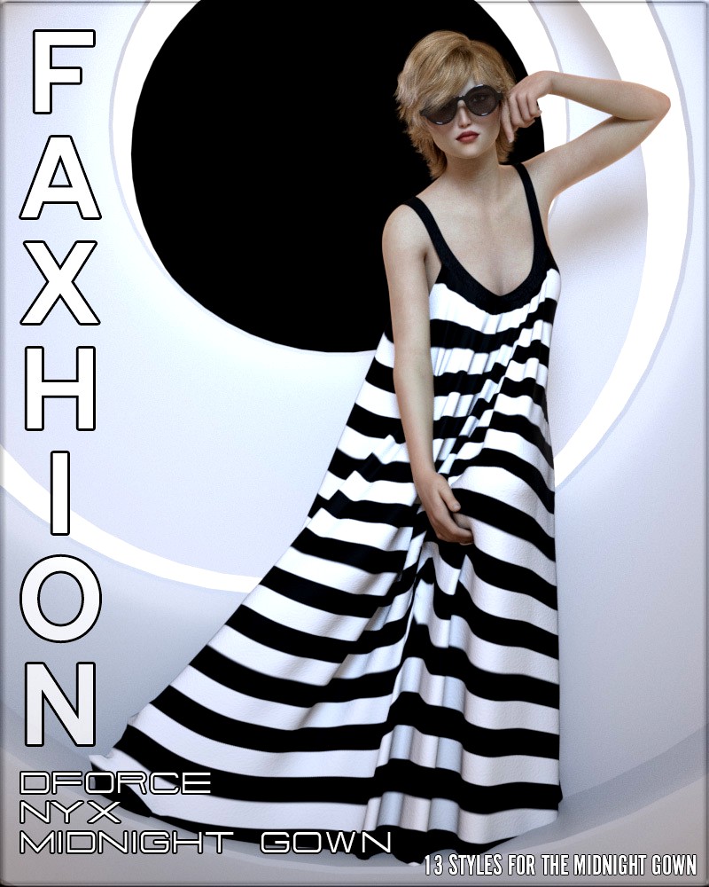 Faxhion - Nyx dForce Midnight Gown