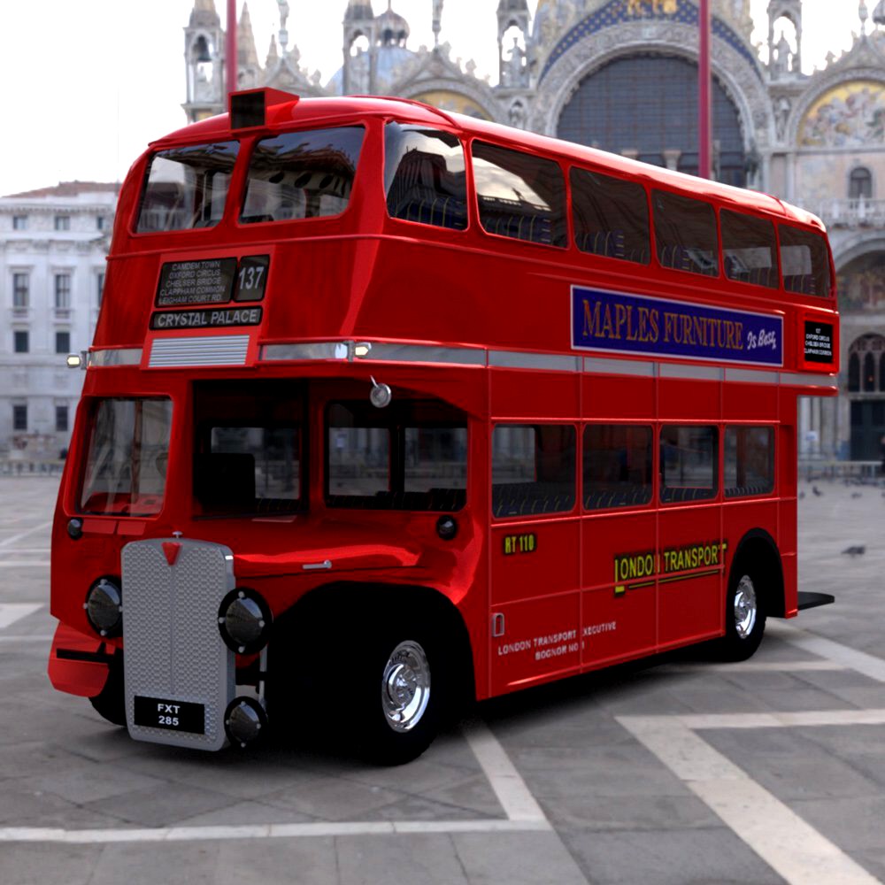 Bus AEC London for DAZ Studio