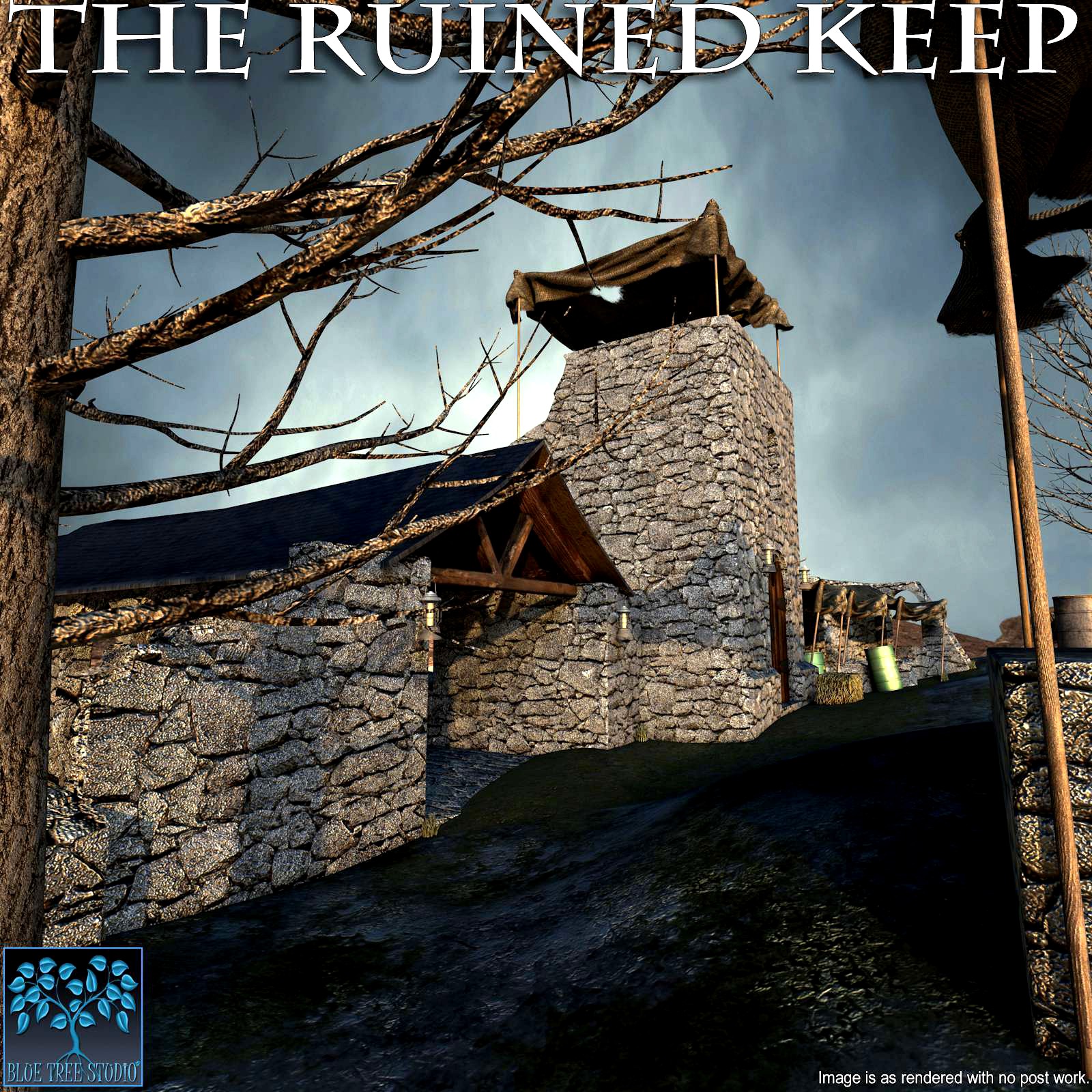 The Ruined Keep for Poser