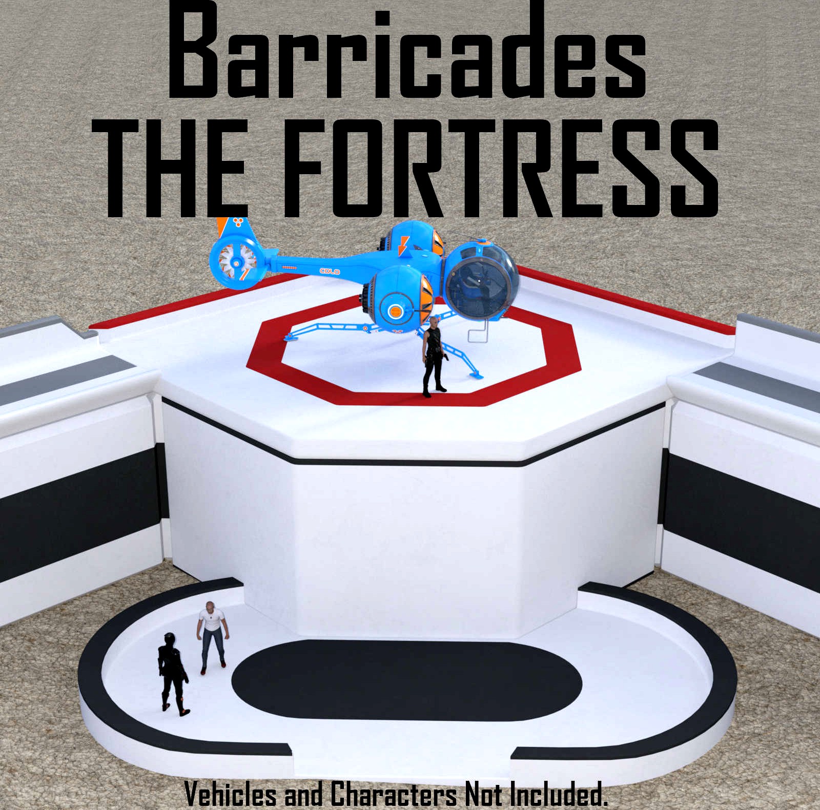 Barricades - The FORTRESS for Daz Studio