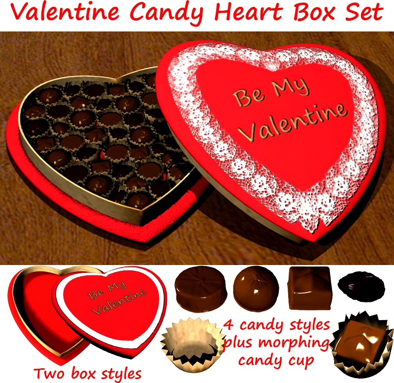 Valentine Heart Candy Box