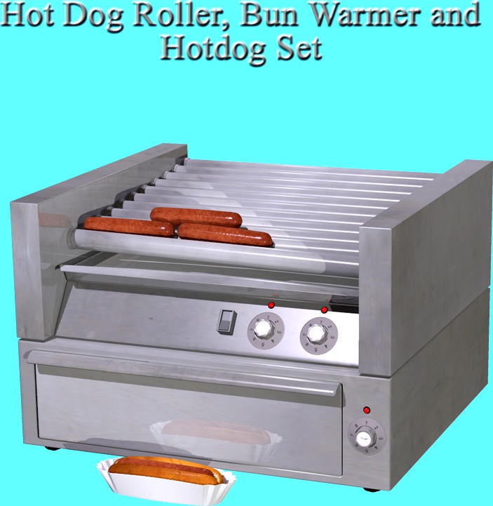 Concession Stand Hot Dog Roller