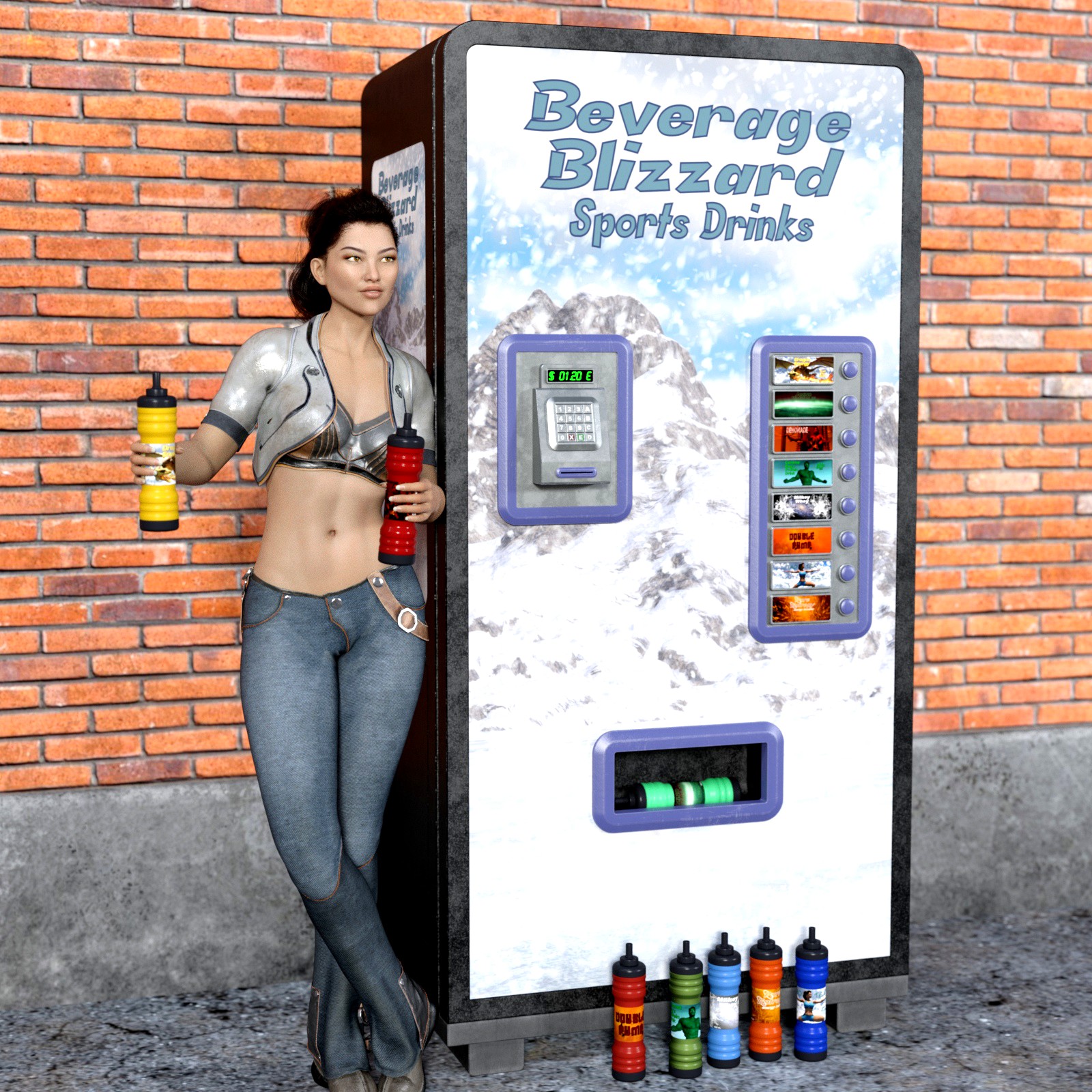 Sports Drink Vending Machine