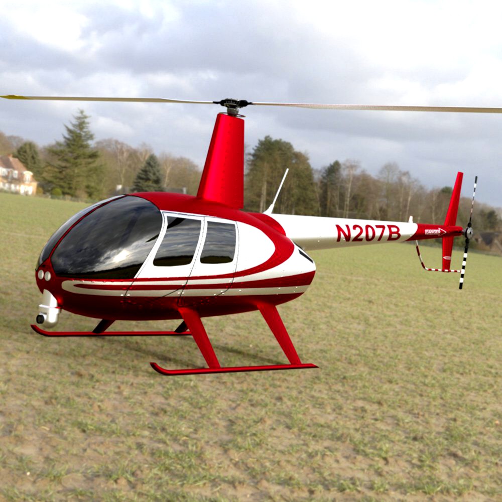 News Helicopter - for DAZ Studio