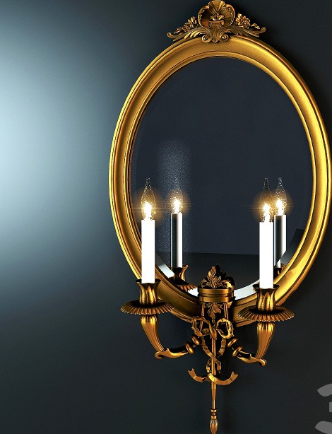 Sconce &amp; Mirror